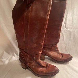 Fiorentini & Baker Vintage Pull On Boots in Rust Color US 9 / Euro 39